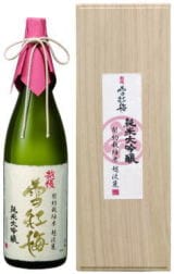 越後雪紅梅 越淡麗 純米大吟醸 1800ｍｌ 長谷川酒造