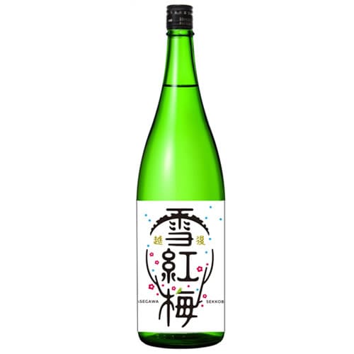越後雪紅梅  普通酒　1800ｍｌ 長谷川酒造