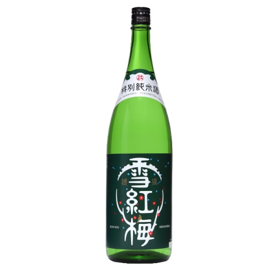 越後雪紅梅 特別純米酒 1800ｍｌ 長谷川酒造