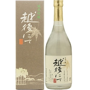 （商品終売）福扇  越後にて  純米吟醸  720ｍｌ　河忠酒造