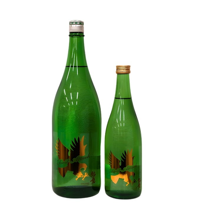 (産地直送)能鷹 純米大吟醸あらばしり ファーストアタック 720ml 1800ml 田中酒造 あらばしりをそのまま瓶詰した季節限定酒(クール便発送)