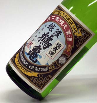 越後鶴亀　純米酒　1.8Ｌ　日本酒　新潟　純米酒
