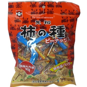 （まとめ買い）柿の種 浪花屋 個別包装テトラパック170g×12袋 ピーナッツ入り 柿ピー 浪花屋製菓 宴会 打ち上げ 手土産 日本酒のお供 おつまみ 豆 ピーナッツ 日本酒 お酒 おつまみ つまみに