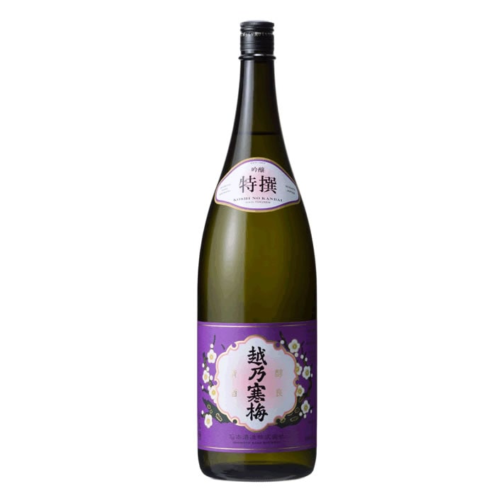越乃寒梅 特選 吟醸酒1.8Ｌ　石本酒造