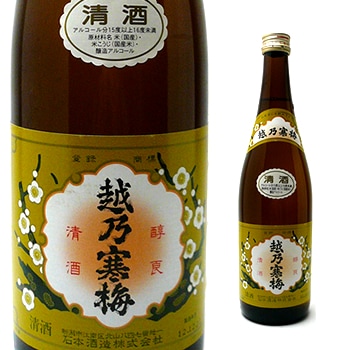 越乃寒梅 白ラベル 720ml 石本酒造<br>日本酒/越乃寒梅/石本酒造