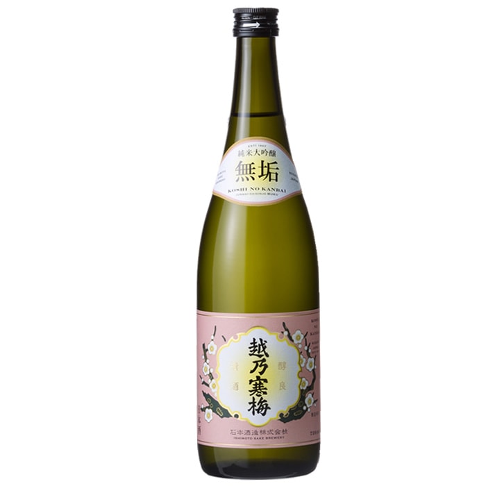越乃寒梅　純米大吟醸　無垢　日本酒720ml 石本酒造