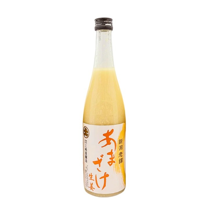 甘酒 あまざけ 生姜(しょうが)740g 三崎屋醸造 ノンアルコール 無添加 米麹 甘酒 あまざけ ノンアルコール 砂糖不使用 そのまま飲めるストレート 生姜 ジンジャー 甘酒 あまざけ 砂糖不使用 お中元 お歳暮 母の日 ギフト プレゼント 贈答 贈り物 新潟グルメ