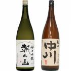 朝日山 純米吟醸 1.8Lと越乃中川 1.8L日本酒 2本 飲み比べセット 日本酒  |2本セット|1800ml飲み比べ