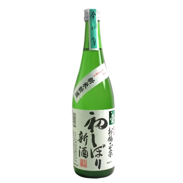 越後お福正宗 初しぼり新酒1.8Ｌ お福酒造 