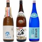 白龍 龍ラベル からくち1.8Lと八海山 特別本醸造 1.8L と 越乃寒梅 灑 純米吟醸 1.8L |3本セット|1800ml飲み比べ