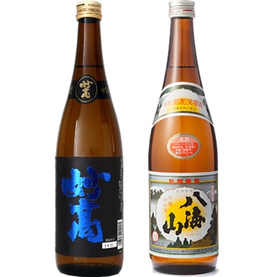 妙高 旨口四段 720ml と 八海山 720ml 