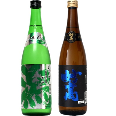 越後流旨口 潟 本醸造 720ml と 妙高 旨口四段 720ml 