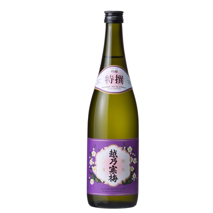 日本酒 越乃寒梅 特撰（とくせん）吟醸酒 720ml　石本酒造