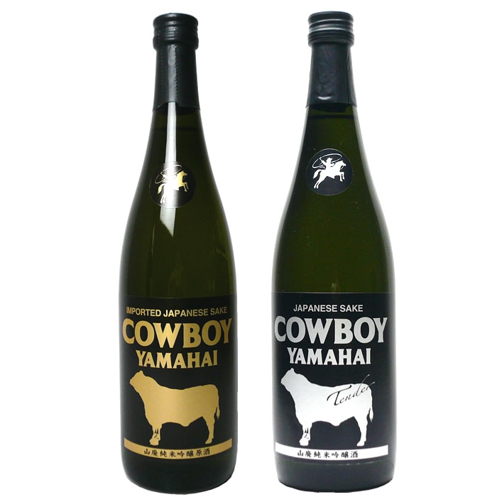 [蔵元直送]COWBOY YAMAHAI（カウボーイヤマハイ）山廃純米吟醸原酒　720ml&日本酒 山廃純米吟醸酒肉料理に合うドライな山廃仕込COWBOY YAMAHAI Tender（カウボーイヤマハイテンダー）山廃純米吟醸酒720ml セット 