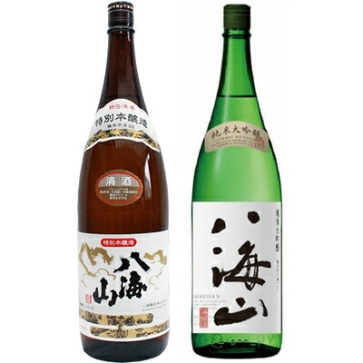 八海山 特別本醸造 1800mlと八海山 純米大吟醸 1800ml日本酒 2本 飲み比べセット 日本酒 飲み比べ ギフト 贈り