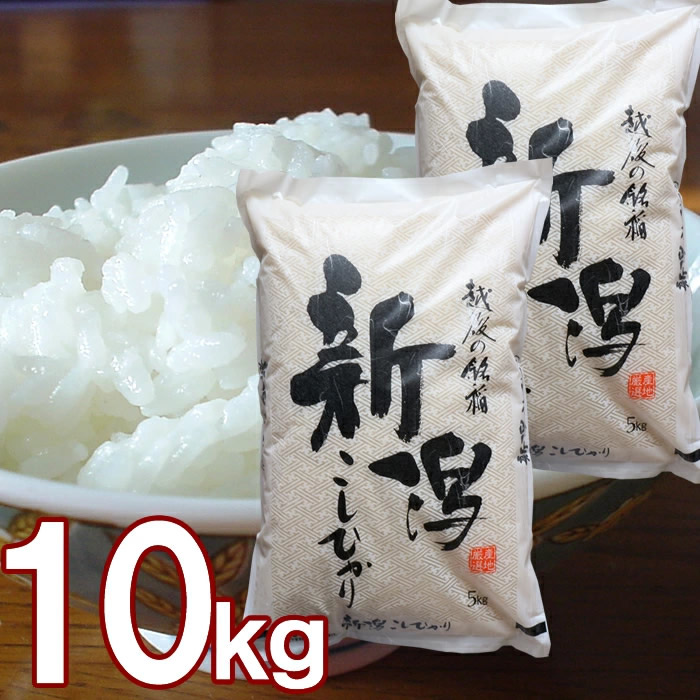 新潟産 コシヒカリ 10kg 送料無料 新潟県産 （5キロ×2個）10キロ お米 令和7年 新米 精米 白米 米どころ新潟のコシヒカリを産地直送 新鮮なこしひかりを精米した当店人気ナンバーワンの新潟魚沼産のコシヒカリ１００％  ご自宅用はもちろんギフト贈り物にも人気です 新潟