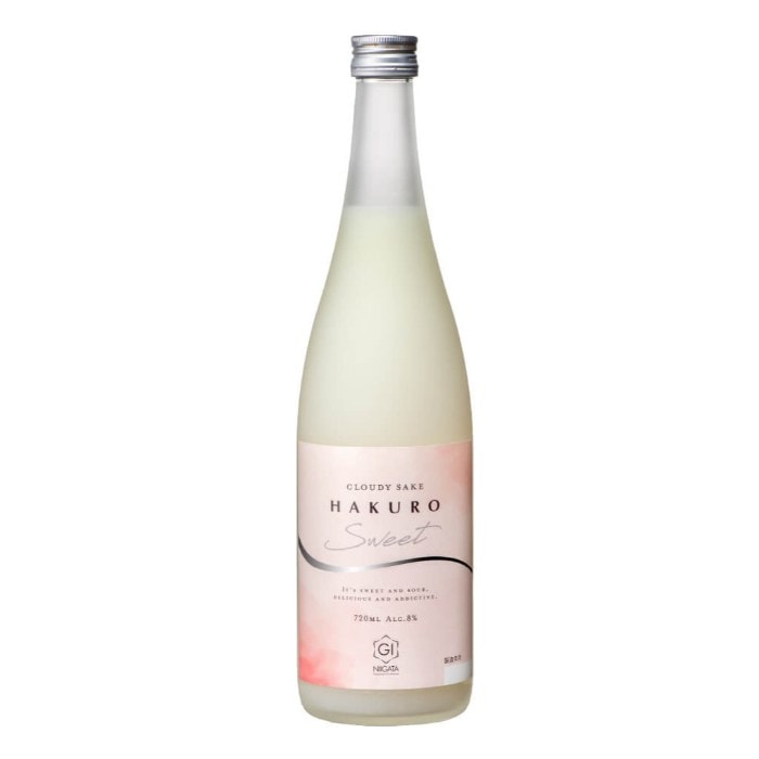 HAKURO SWEET 純米うすにごり 720ml 柏露酒造 日本酒 低アルコール 超甘口 純米酒