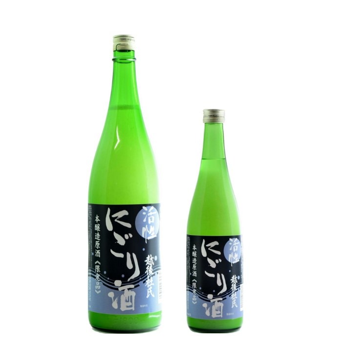 (産地直送)越後杜氏 本醸造活性にごり酒 720ml 1800ml 金鵄盃酒造 日本酒 新酒 しぼりたて にごり酒