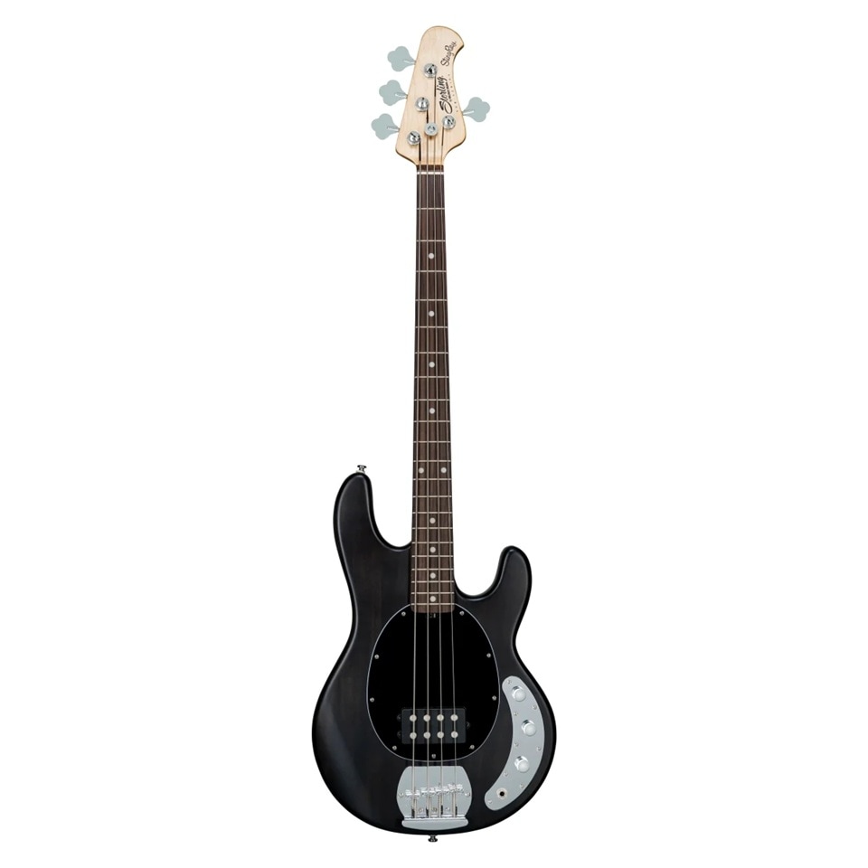 Sterling (by MUSICMAN) The StingRay Ray4 Trans Black Satin