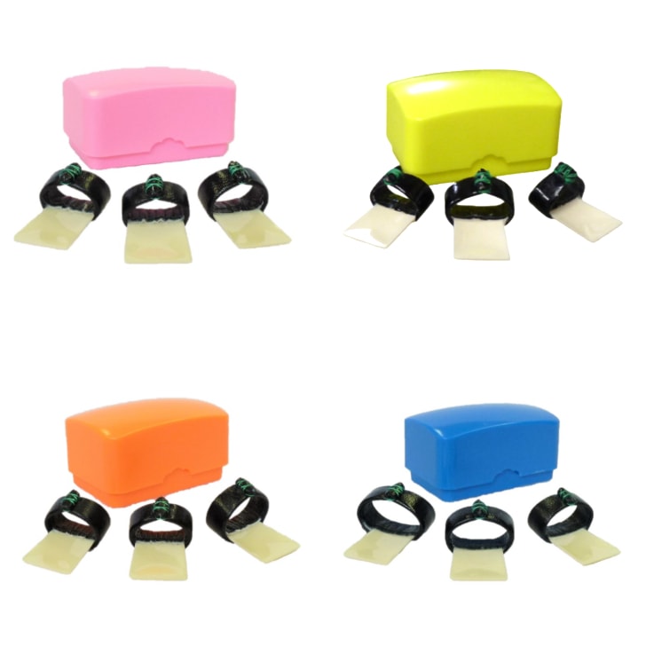 ゼンオン 箏爪（学校教育用） プラスチックケース入り 箏爪セット 琴爪