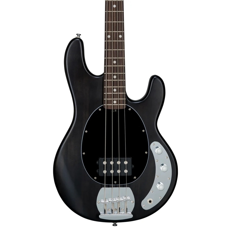 Sterling (by MUSICMAN) The StingRay Ray4 Trans Black Satin