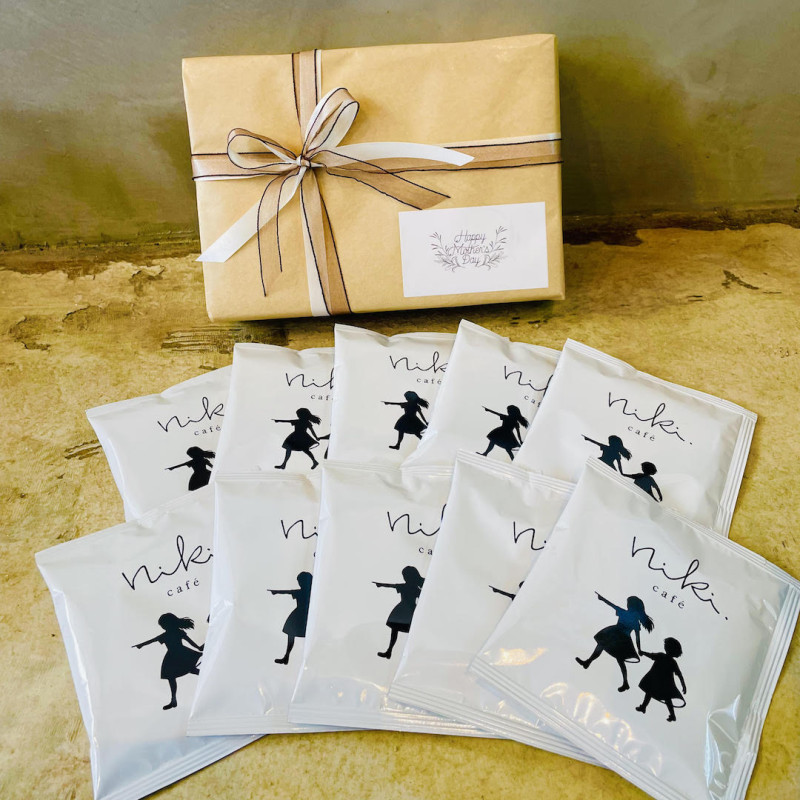 【送料無料】niki cafe オリジナルブレンド/ドリップバッグギフトセット /10枚