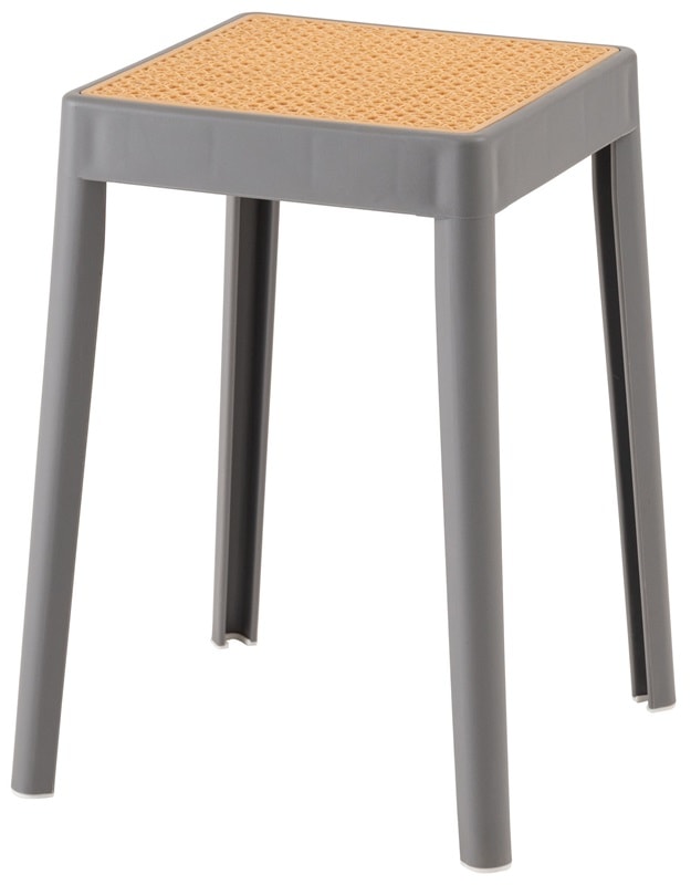 【送料無料】ラタン 4color かごめ編みの温かみのあるスタッキングチェア|46㎝|