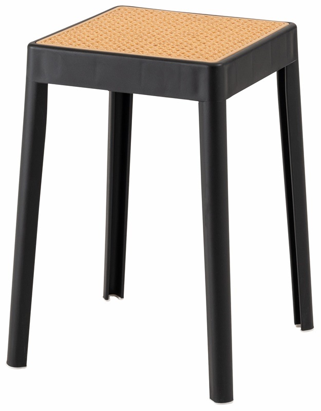 【送料無料】ラタン 4color かごめ編みの温かみのあるスタッキングチェア|46㎝|