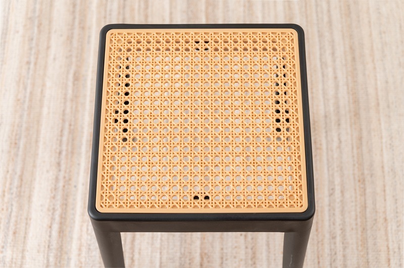 【送料無料】ラタン 4color かごめ編みの温かみのあるスタッキングチェア|46㎝|