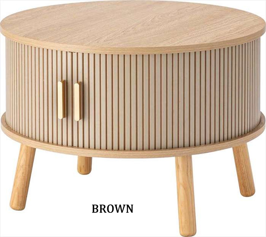 LIGNO（リグノ）｜ラウンドストレージテーブル