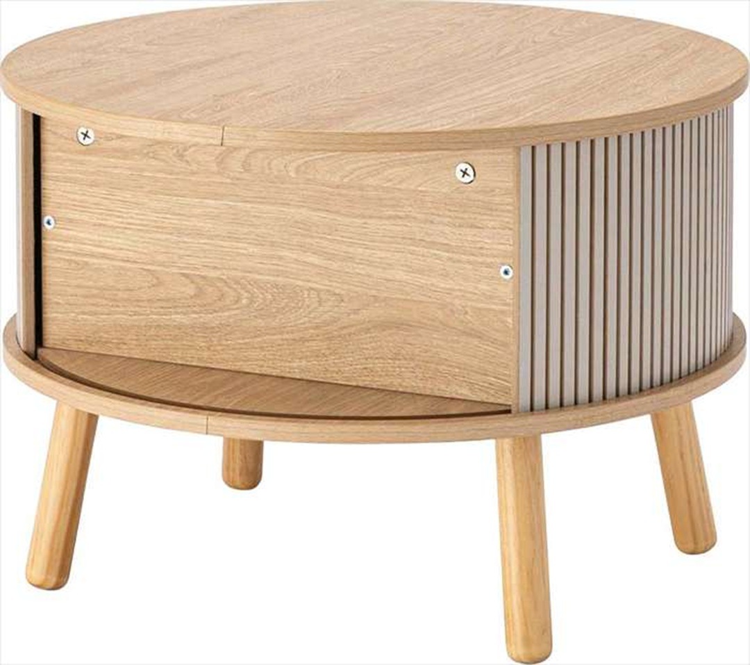 LIGNO（リグノ）｜ラウンドストレージテーブル