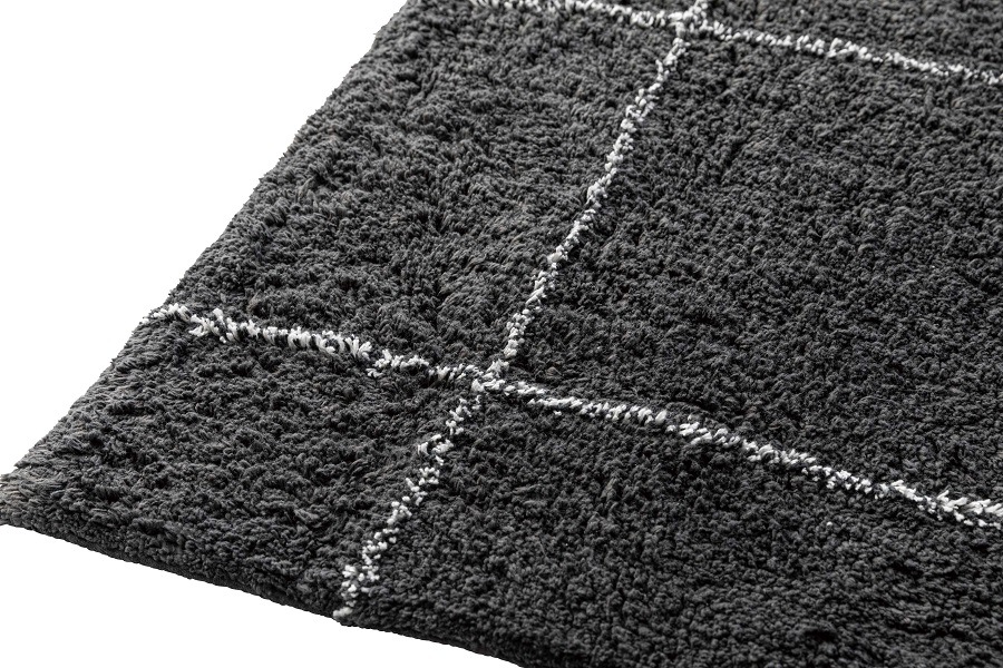 希少❗️イギリス製 【リバーシブル ラグ】ファーパッチワーク&ニット/ベニワレン 正方形 185×185】チェック柄 ふわふわ ウィンドペン柄