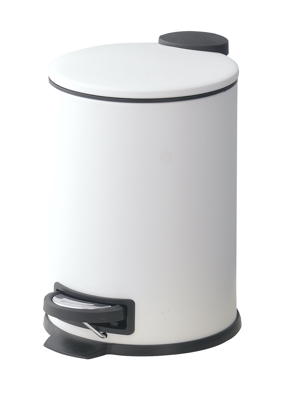 「トラッシュカン」マット仕上げの塗装が上品なシンプルなぺダル式ゴミ箱・ダストボックス