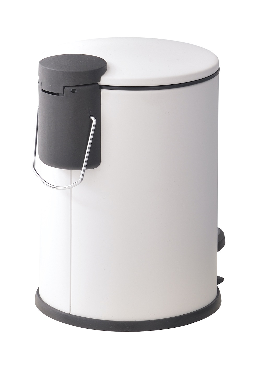 「トラッシュカン」マット仕上げの塗装が上品なシンプルなぺダル式ゴミ箱・ダストボックス