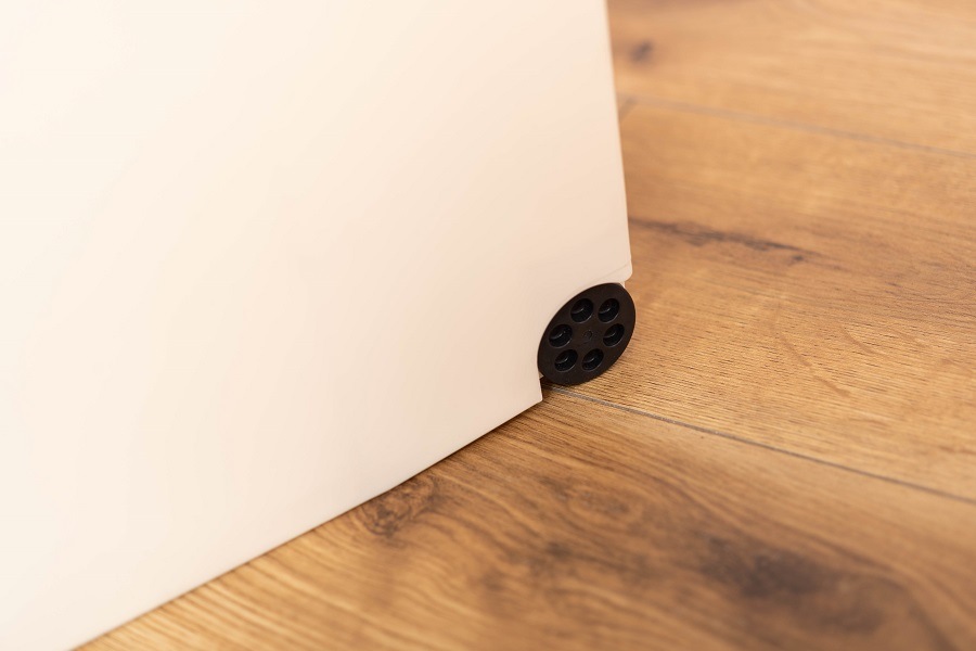 【送料無料】バタフライオープンダストボックス　３２L コンパクトゴミ箱　【ホワイト】