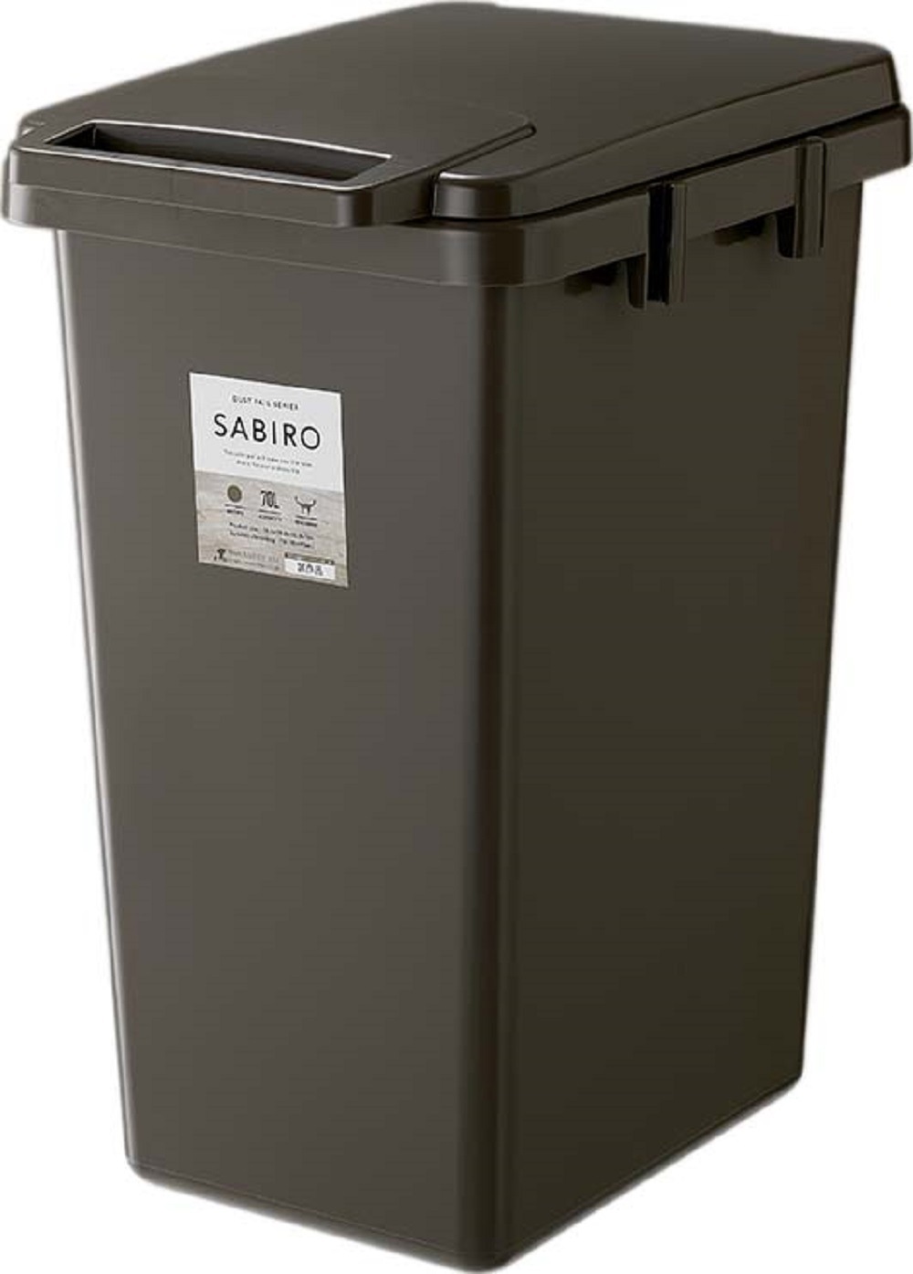 連結でできるワンハンドペール ゴミ箱　４５L　屋外のダストボックスにも◎　人気のアースカラー