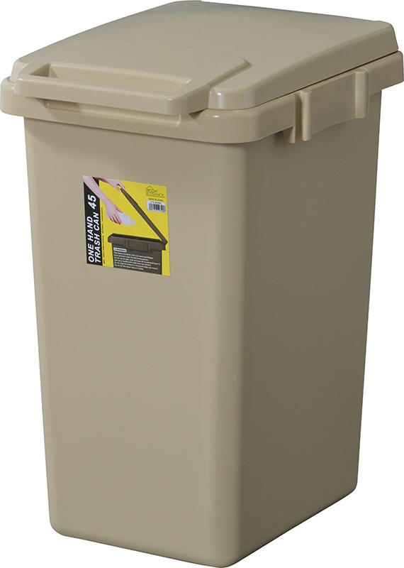 【ワンハンドトラッシュカン45L】片手でポイッ!大容量ダストボックス 45L ゴミ箱