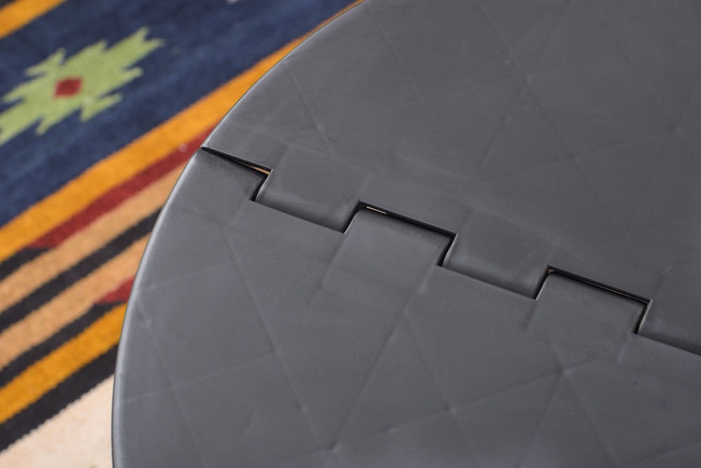 折りたたみ丸テーブル コンパクトに折りたたみ可能で持ち運びらくらく♪折りたたみテーブル アウトドア・BBQ・キャンプに キャンプ用品 室内 屋内 レジャー ビーチ クラフターテーブル