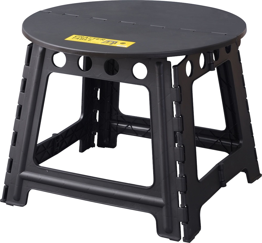 折りたたみ丸テーブル コンパクトに折りたたみ可能で持ち運びらくらく♪折りたたみテーブル アウトドア・BBQ・キャンプに キャンプ用品 室内 屋内 レジャー ビーチ クラフターテーブル