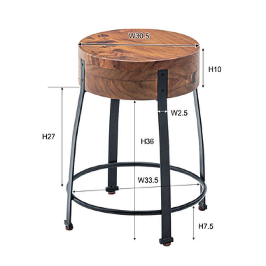 ジェラルド　アイアンスツール