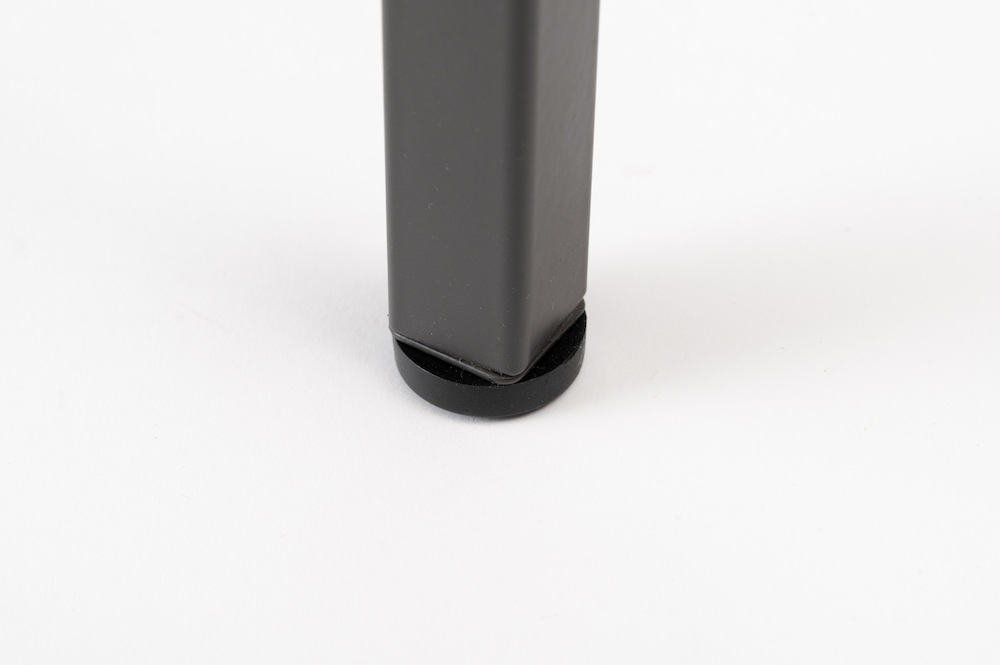 クロスレザー×スチールの棚板付き【バベルスツール】BLACK(ブラック)送料無料 niki.