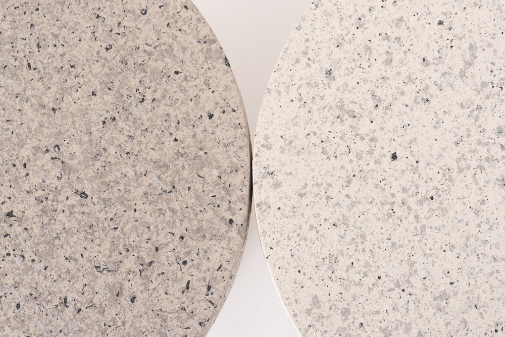 待望の再入荷！！！テラゾー柄サイドテーブル「marble-マーブル-」　ベッドサイド・リビングに。韓国インテリア石のテーブル