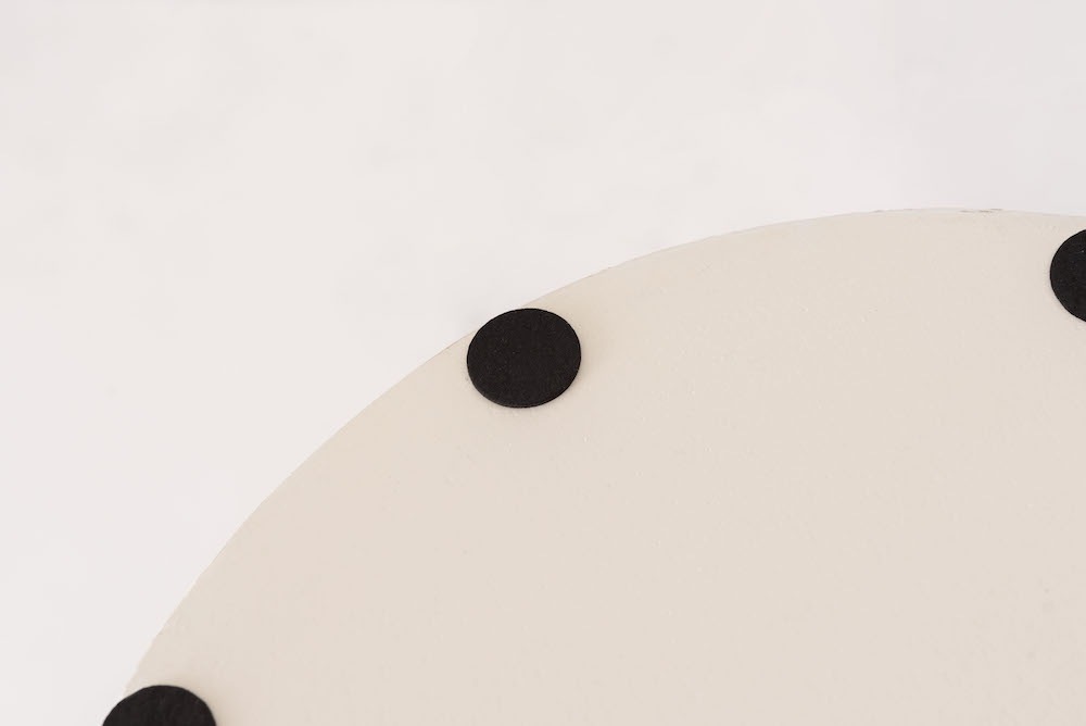 待望の再入荷！！！テラゾー柄サイドテーブル「marble-マーブル-」　ベッドサイド・リビングに。韓国インテリア石のテーブル