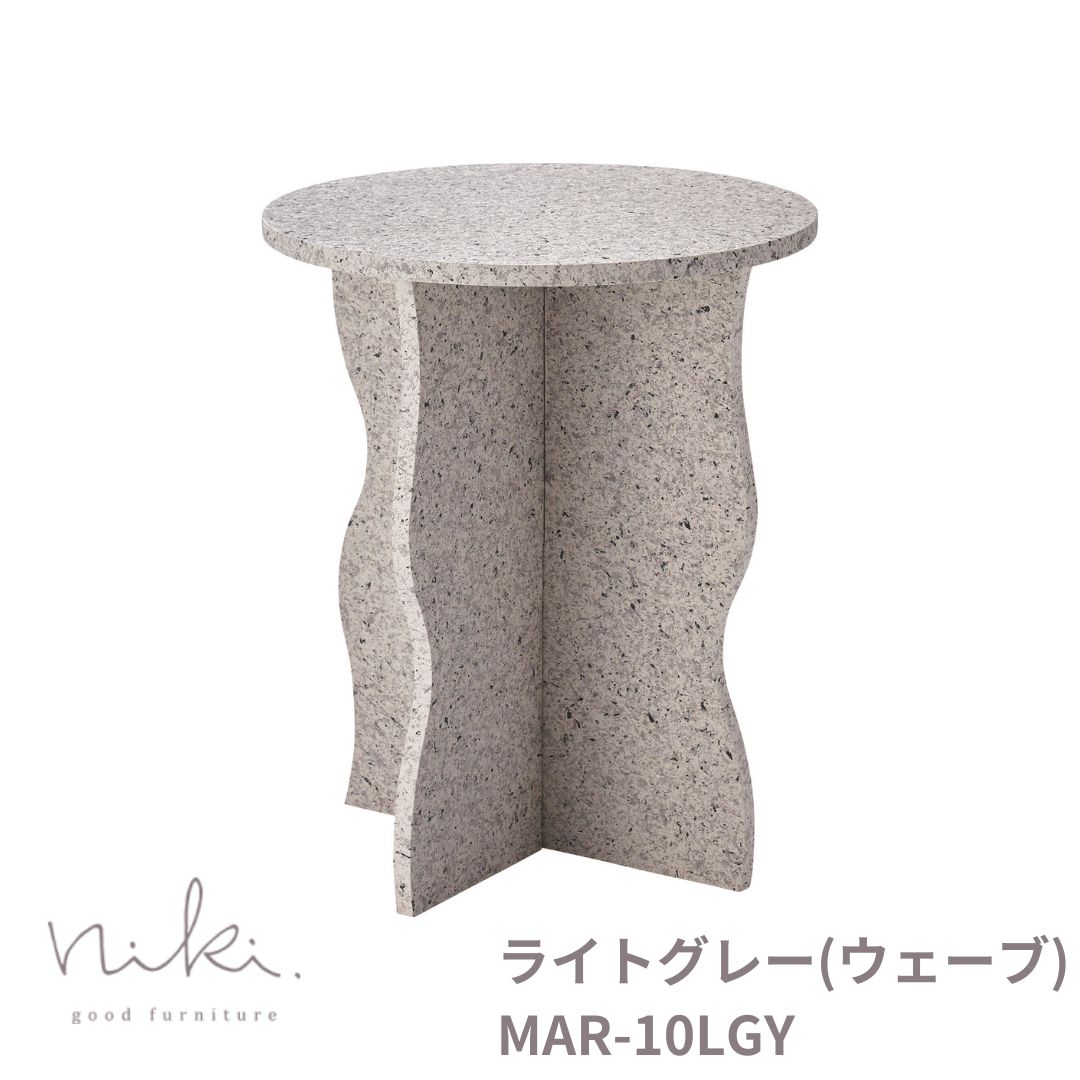 待望の再入荷！！！テラゾー柄サイドテーブル「marble-マーブル-」　ベッドサイド・リビングに。韓国インテリア石のテーブル