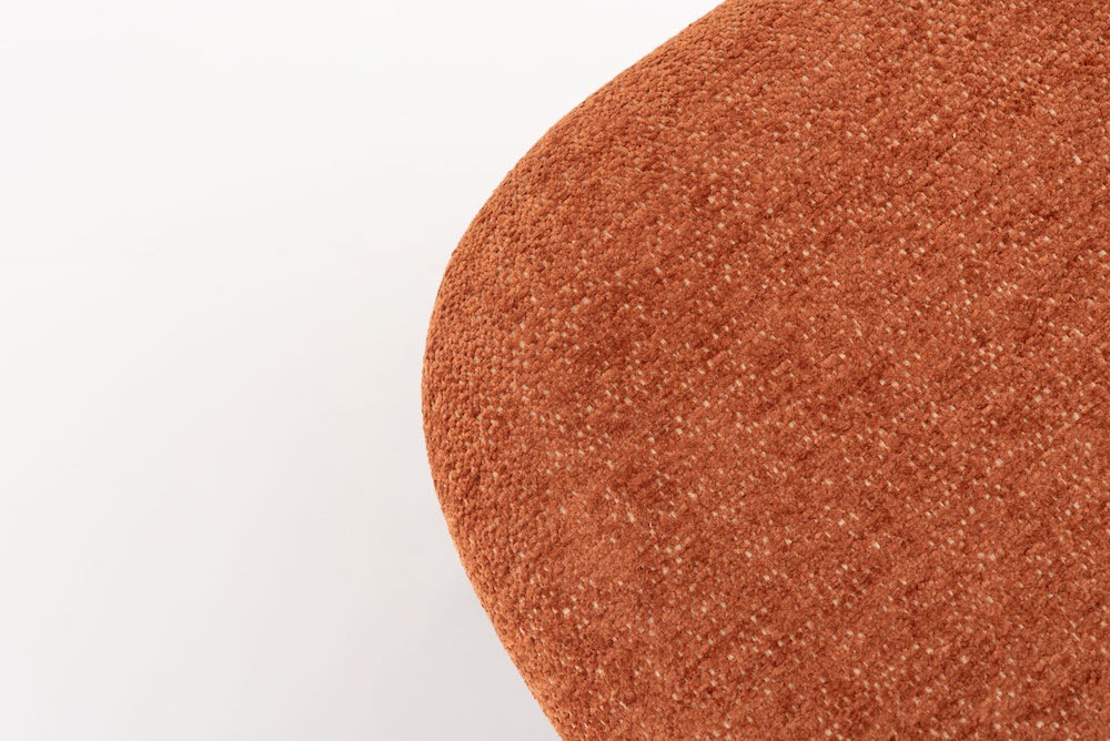 温かみのある３カラー「across chair」　背面クロスのシンプルなインダストリアルチェア