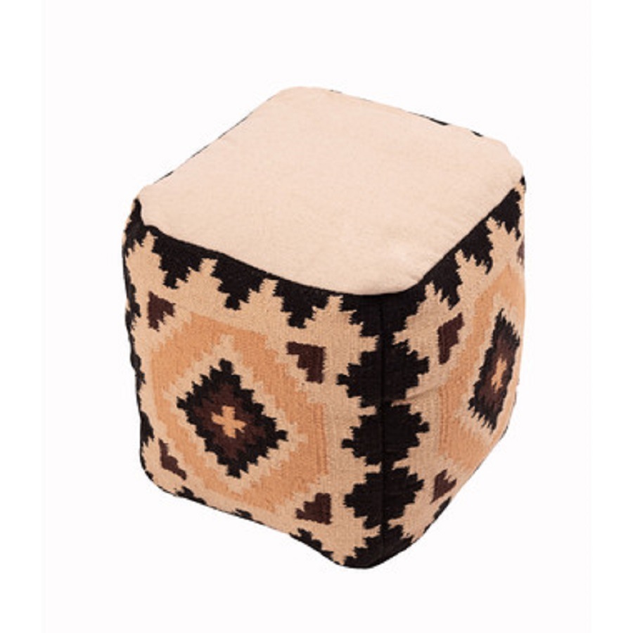 NEW!!!!!!キリムスツール　オットマン　ビーズクッション　オルテガ柄