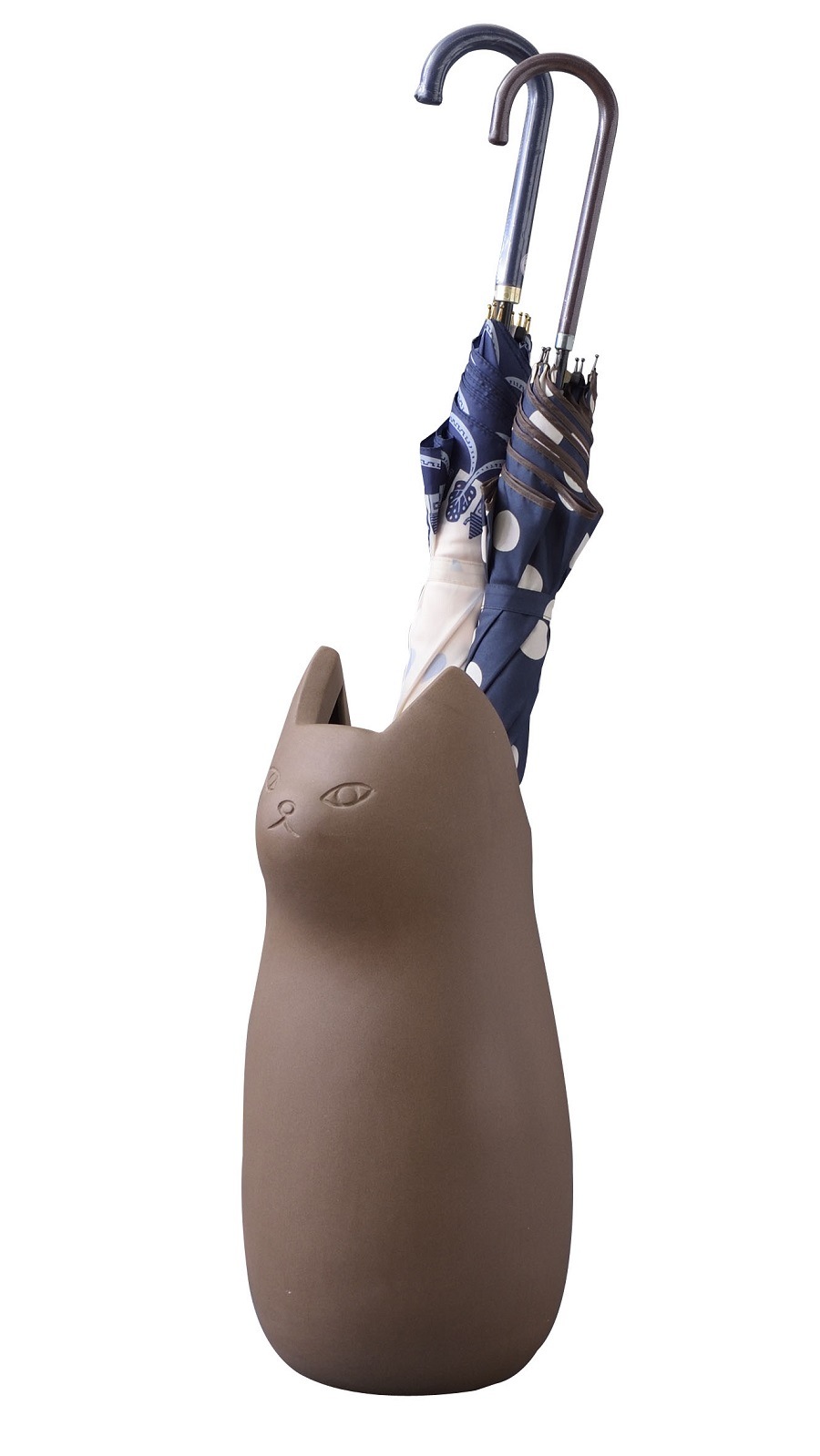 ■大人気■　新色登場!!　neko 傘立て　アンブレラスタンド 親ねこ　ねこ傘立て