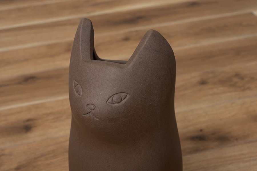 ■大人気■　新色登場!!　neko 傘立て　アンブレラスタンド 親ねこ　ねこ傘立て