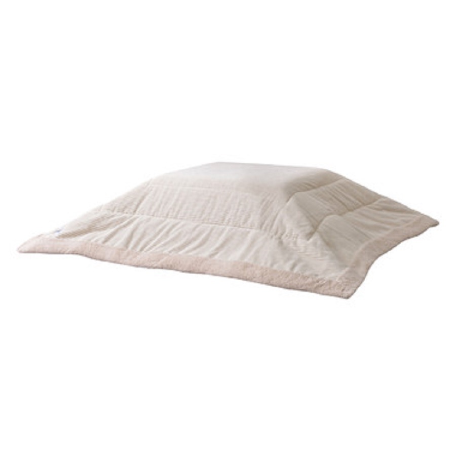 コーデュロイ　ボア　薄掛コタツ布団 　正方形　　KK-141BE