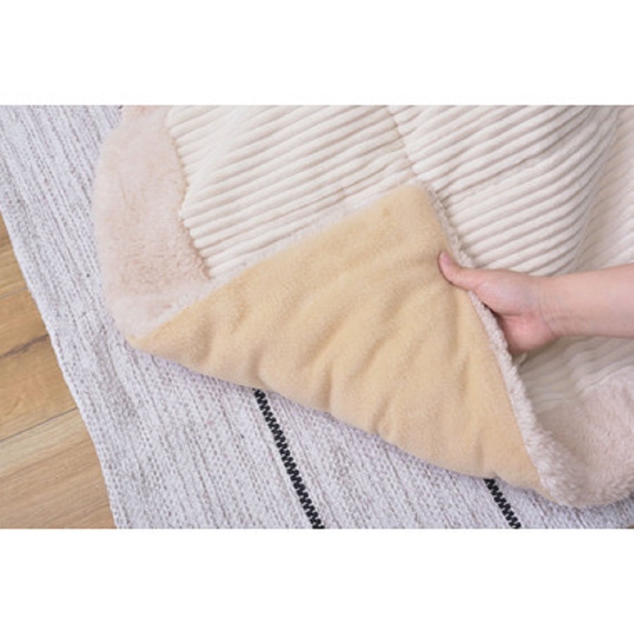 コーデュロイ　ボア　薄掛コタツ布団 　正方形　　KK-141BE